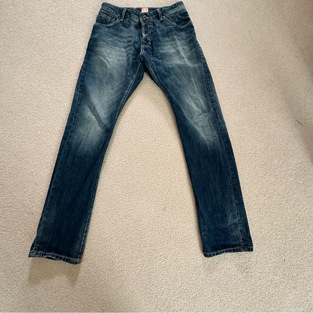 BOSS ORANGE Blue Straight Jeans with Vintage Appeal 31/32